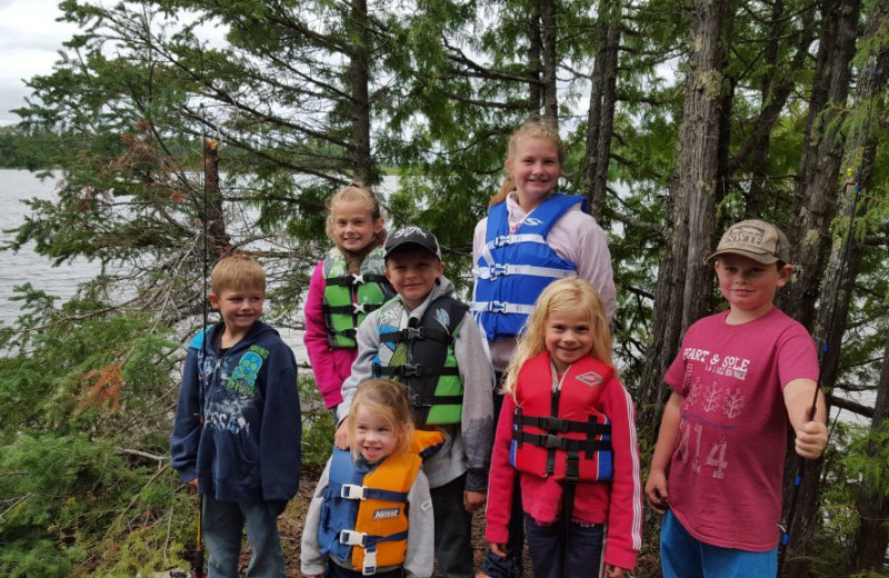 Group at Rainbow Point Lodge.