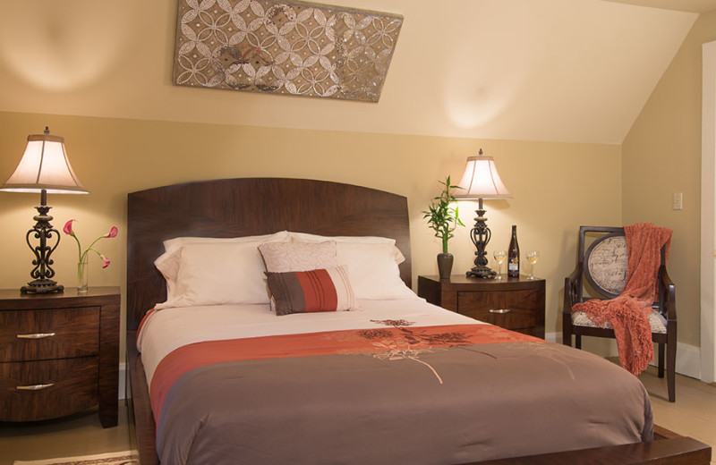 Guest room at Inn at Gothic Eves.