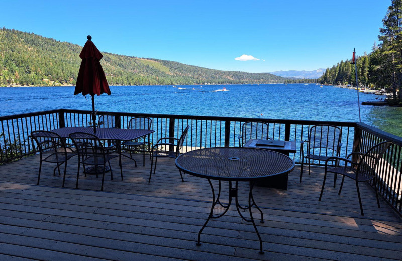 Lake view of Donner Lake Realty.