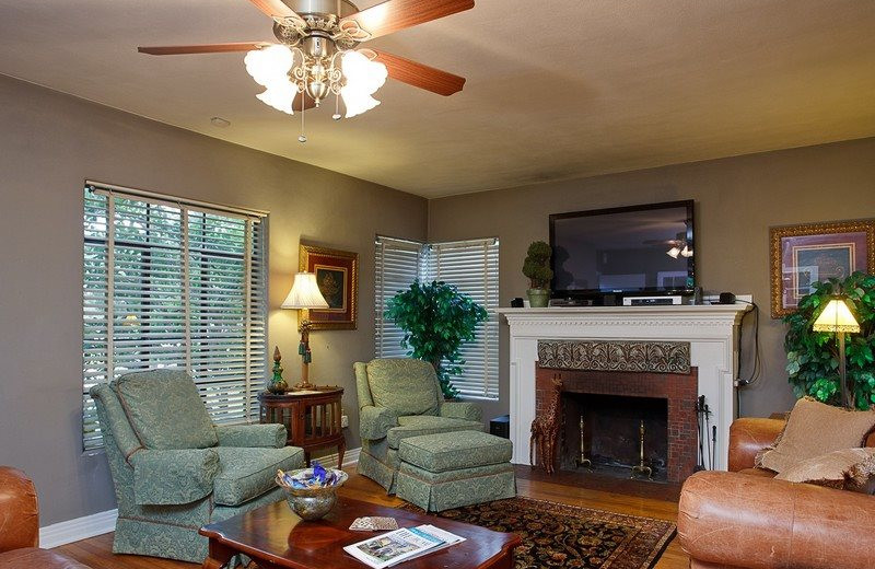 Rental living room at BlueSky Vacation Homes.