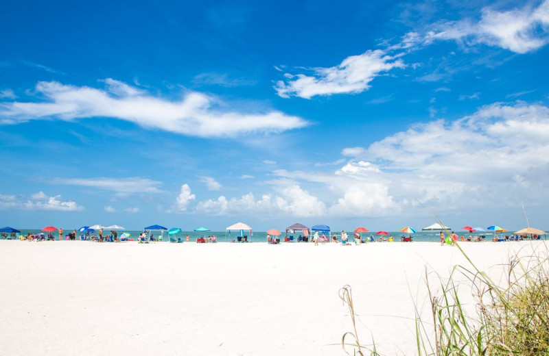 Beach at Harborview Rentals.