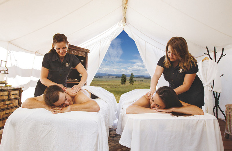 Spa at The Resort at Paws Up.