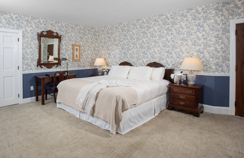 Guest room at Black Point Inn.