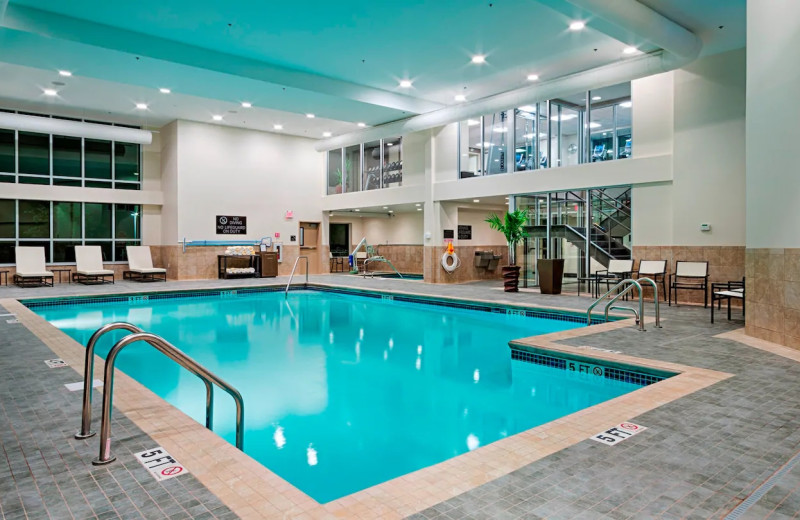 Indoor pool at DoubleTree by Hilton Hotel Bristol.