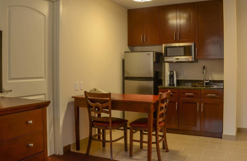 Guest kitchen at Penn Wells Hotel & Lodge.