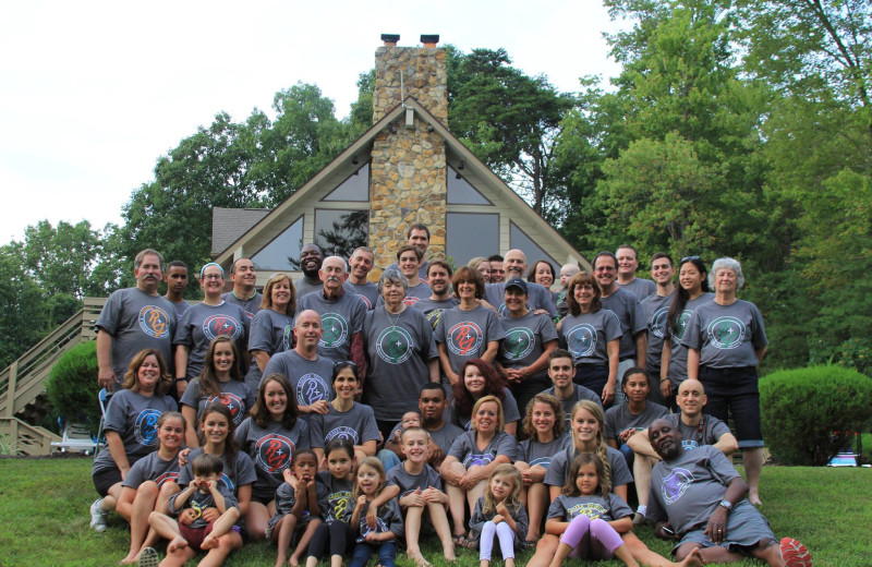Family reunions at Old Man's Cave Chalets.