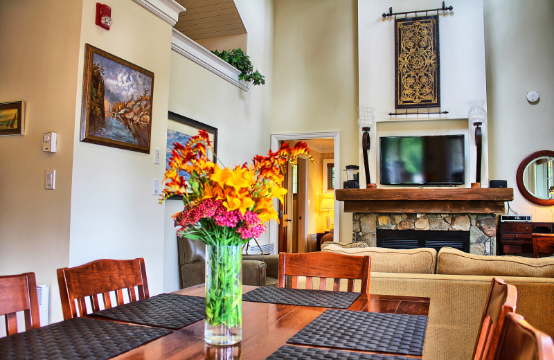 Guest living room at Poets Cove Resort & Spa.