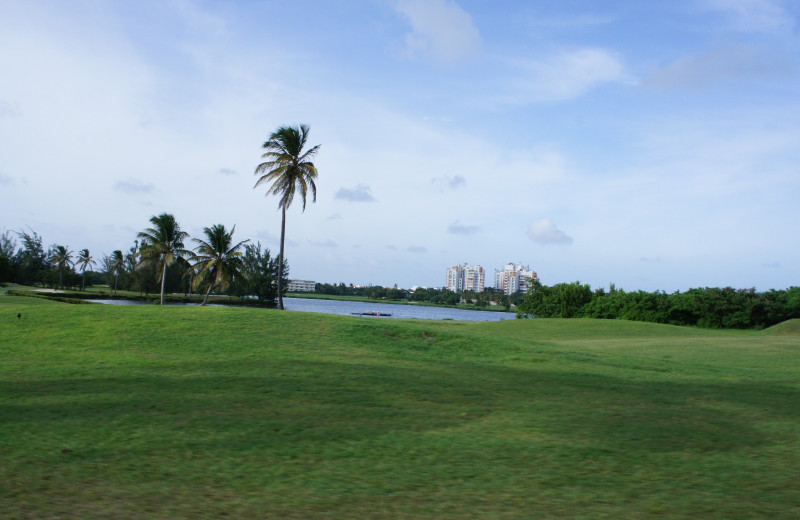 Mullet Bay golf course near Coral Beach Club.