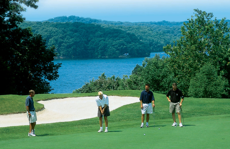 Golf course at The Inn at Harbour Ridge Bed and Breakfast.