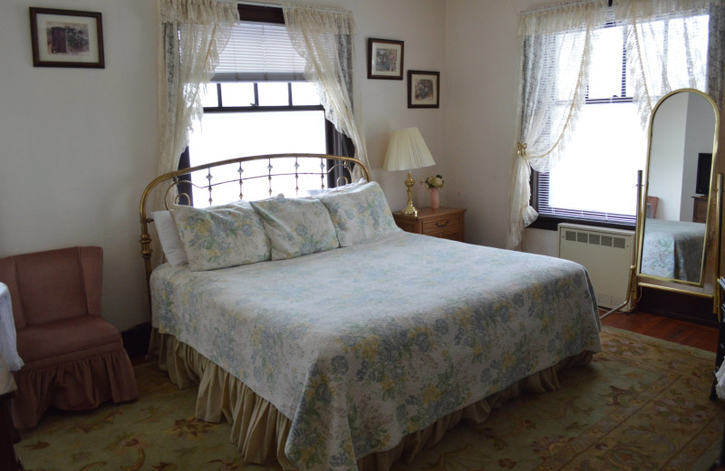 Guest room at Riverside Hot Springs.