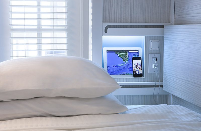 Guest room at NYAH Key West.