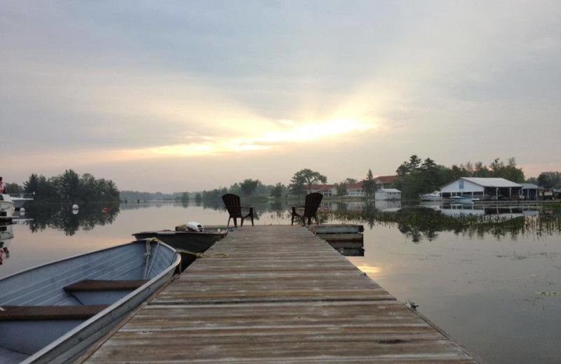 Lake view at Sunnylea Resort.