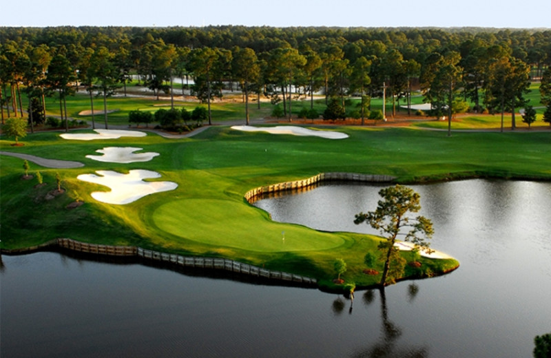 Golf course near The Breakers Resort.