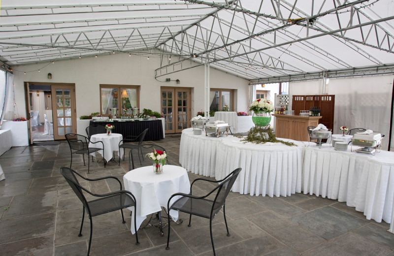 Reception at La Tourelle Hotel & Spa.