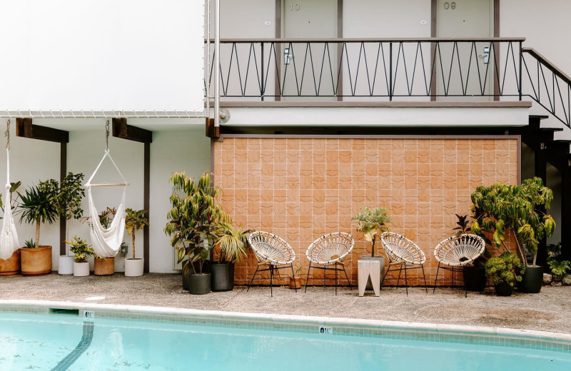 Outdoor pool at The Pearl.