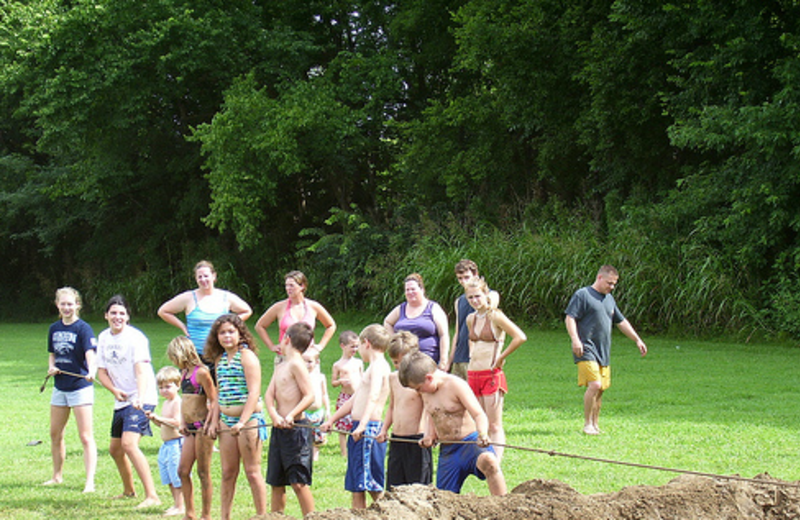 Tug-O-War at MarVal Resort.