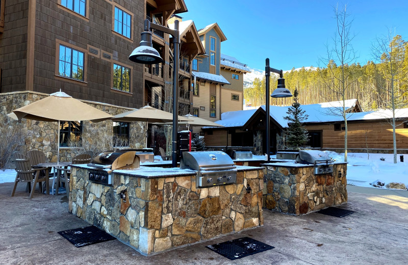 Patio at Grand Lodge on Peak 7.