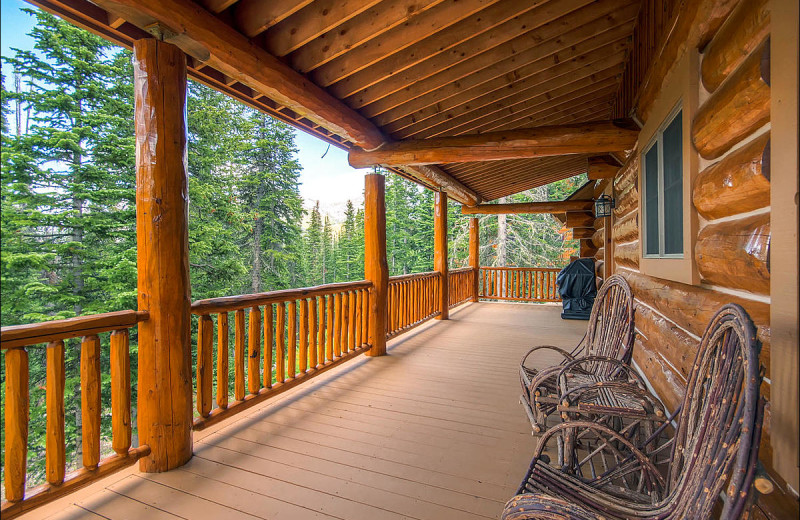 Rental deck at Breckenridge Rentals by Owner.