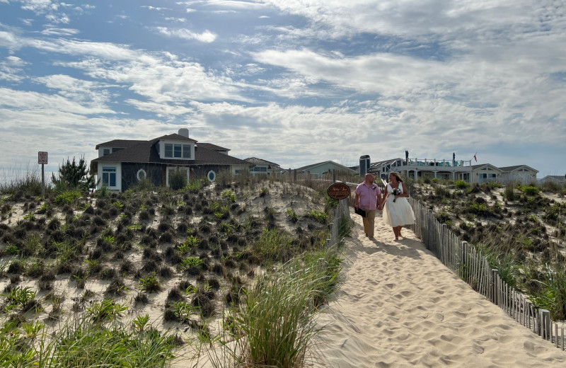 Couple on the beach at The Addy Sea.