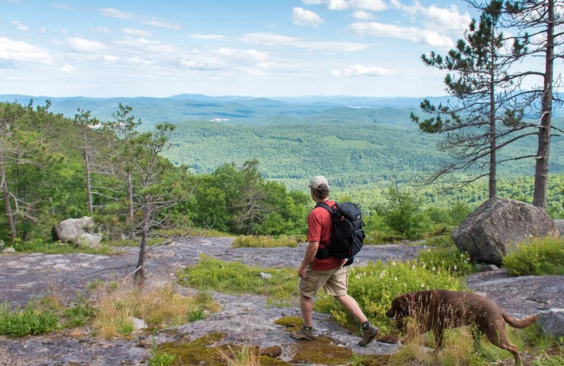 Hiking near Attitash Mountain Village Resort.