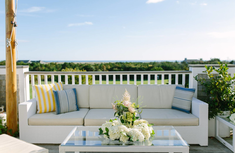 Balcony at Winnetu Oceanside Resort.