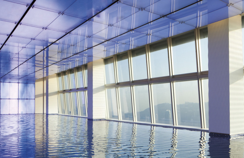 Outdoor pool at Ritz-Carlton Hong Kong.