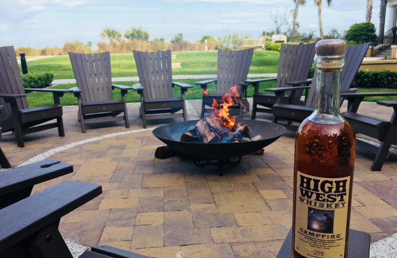 Firepit at Westin Jekyll Island