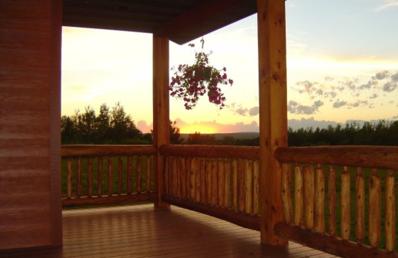 Porch at Second Wind Country Inn B & B.