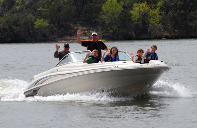 Fishing at Waterfront on Lake LBJ With Dock.