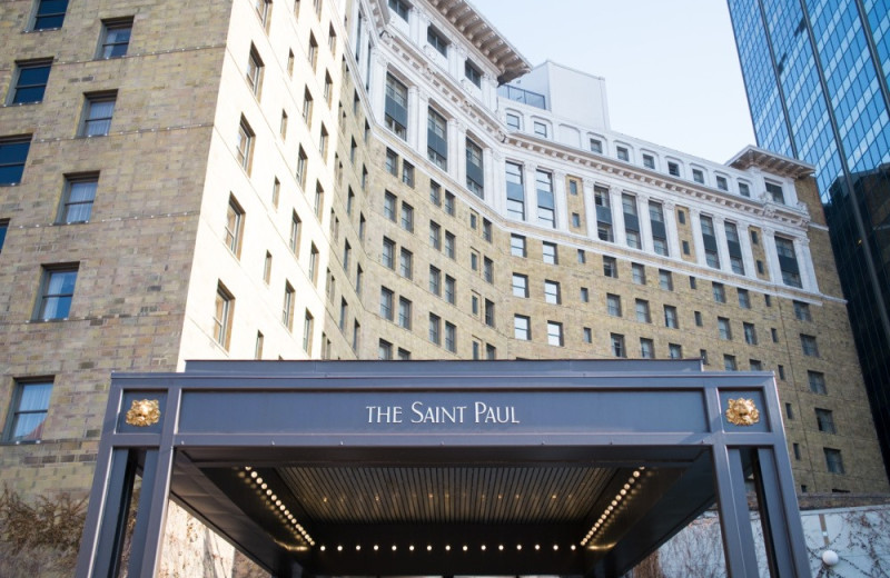 Exterior view of Saint Paul Hotel.