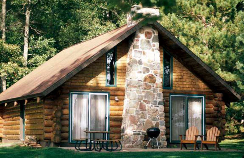 Cabin exterior at Pitlik's Sand Beach Resort.
