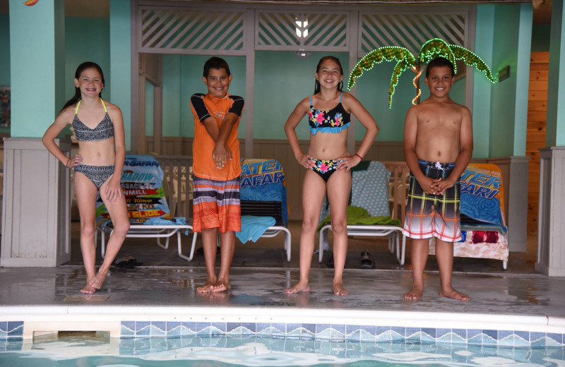 Indoor pool at Water's Edge Inn & Conference Center.