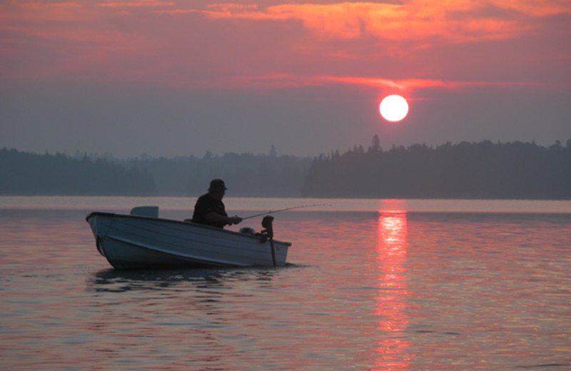 Fishing on the Lake at Chapleau Lodge