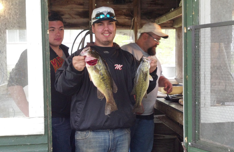 Fishing at Twin Oaks Resort & RV Park.