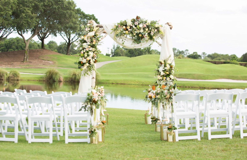 Wedding ceremony at Villas of Grand Cypress.