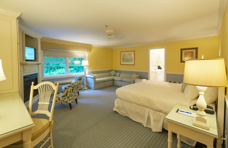 Guest room at The Inn at Ocean's Edge.
