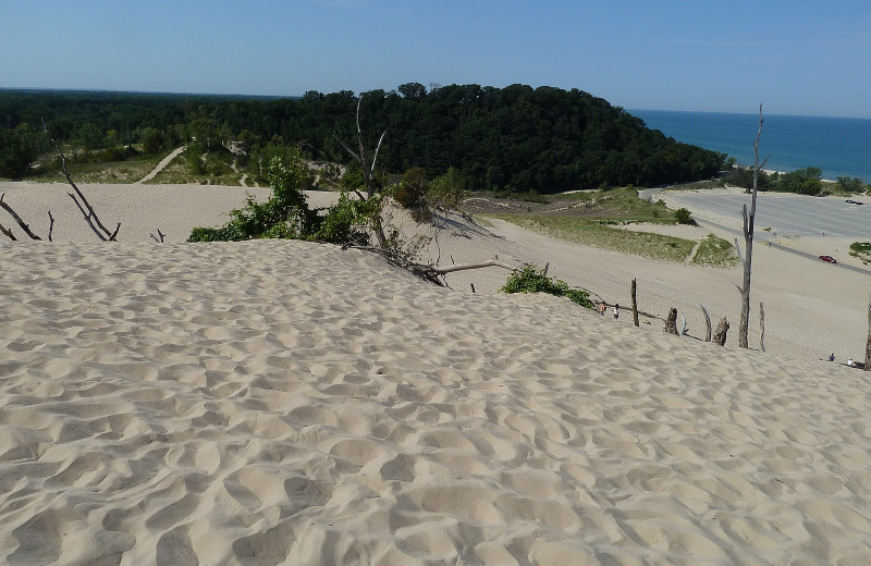 Beach near Lake Michigan Reunion & Retreat.