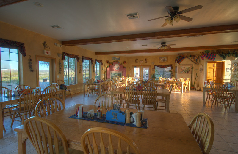 Dining at Stagecoach Trails Guest Ranch.