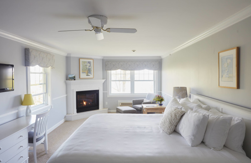 Guest room at The Inn at Ocean's Edge.