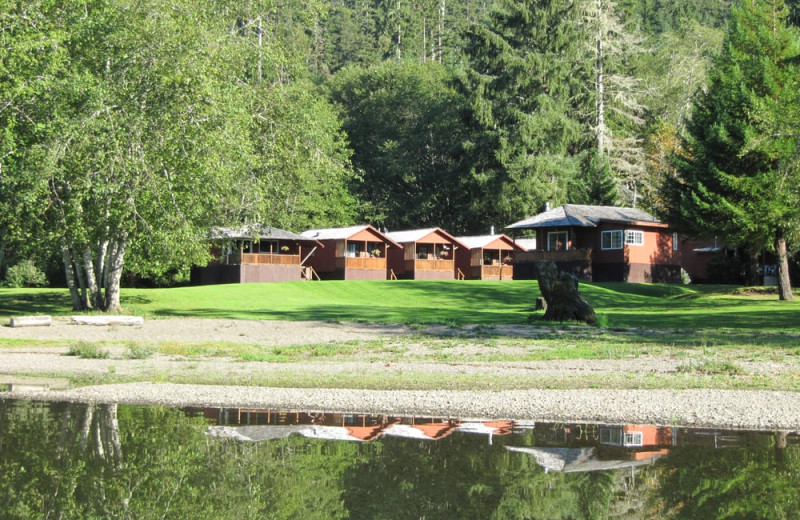 Cabins at Rain Forest Resort Village.