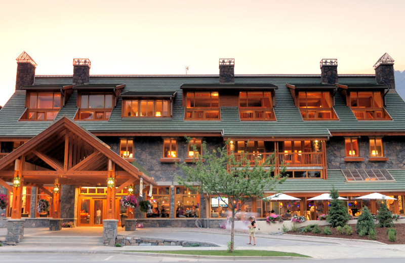 Exterior view of The Fox Hotel & Suites in Banff.