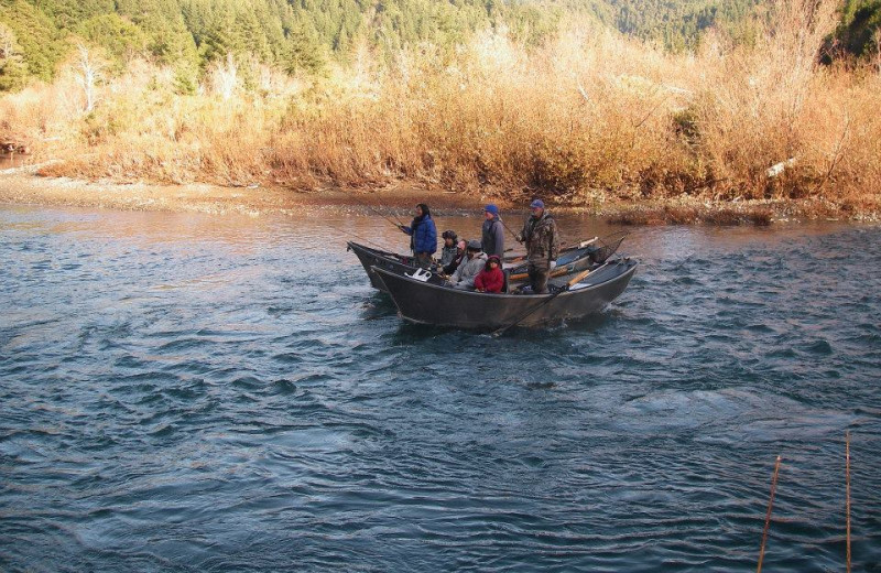 Fishing at Steelblue Chameleon Lodge.