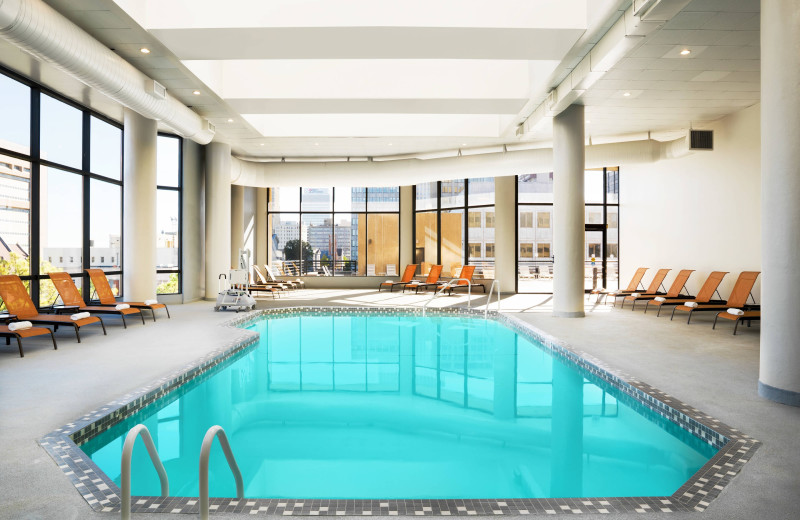 Indoor pool at Sheraton Memphis Downtown Hotel.