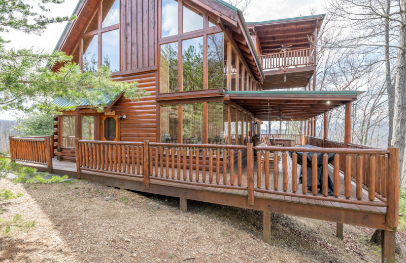 Rental exterior at Natural Retreats Great Smoky Mountains.