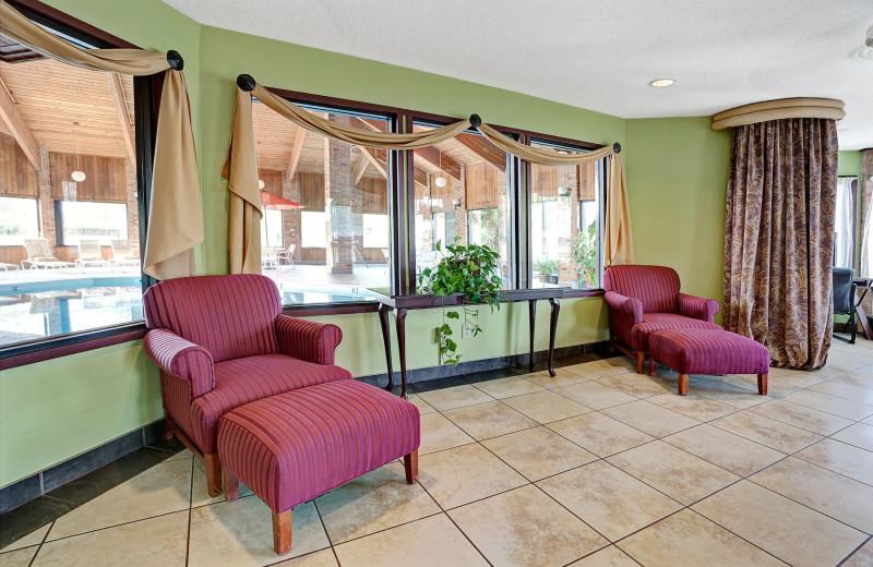 Lobby at Baymont Inn and Suites Monroe.