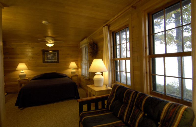 Guest room at Pitlik's Sand Beach Resort.