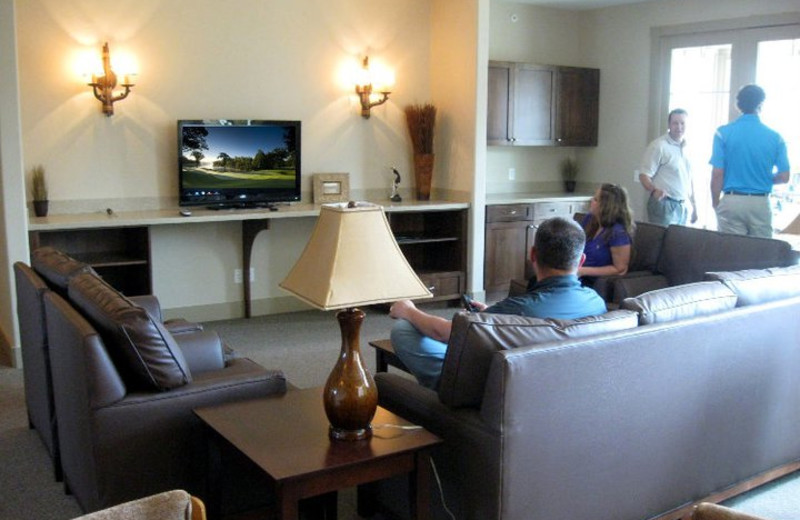 Lodge interior at Tullymore Golf Resort.