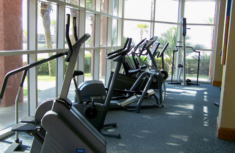 Fitness room at Perdido Beach Resort.