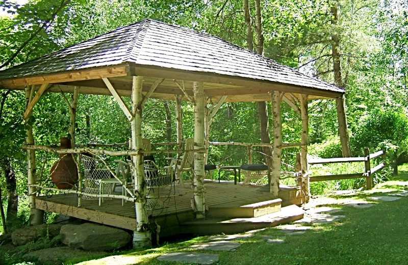 Gazebo at West Hill House B&B.