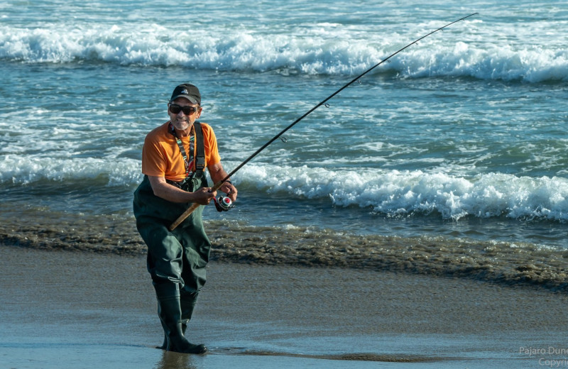 Fishing at Pajaro Dunes Resort.